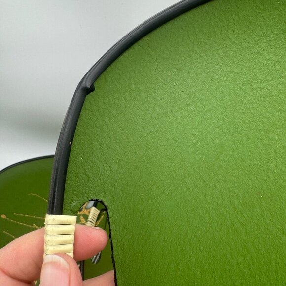 MCM Oval Serving Tray, Avocado Tray with Bamboo design 4 available - Picture 3 of 9